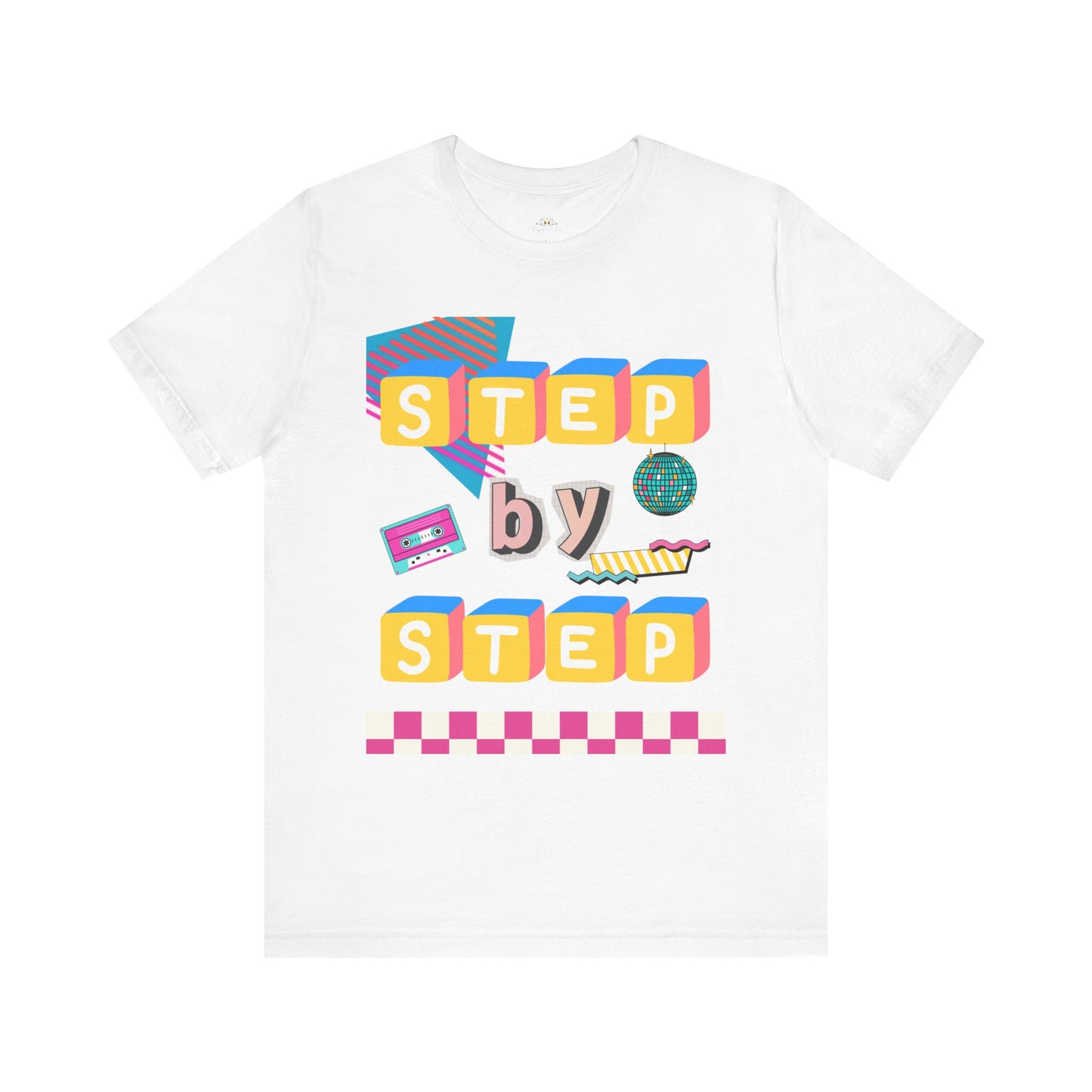 Step by Step Proverbs 16:9 Retro Christian T-Shirt