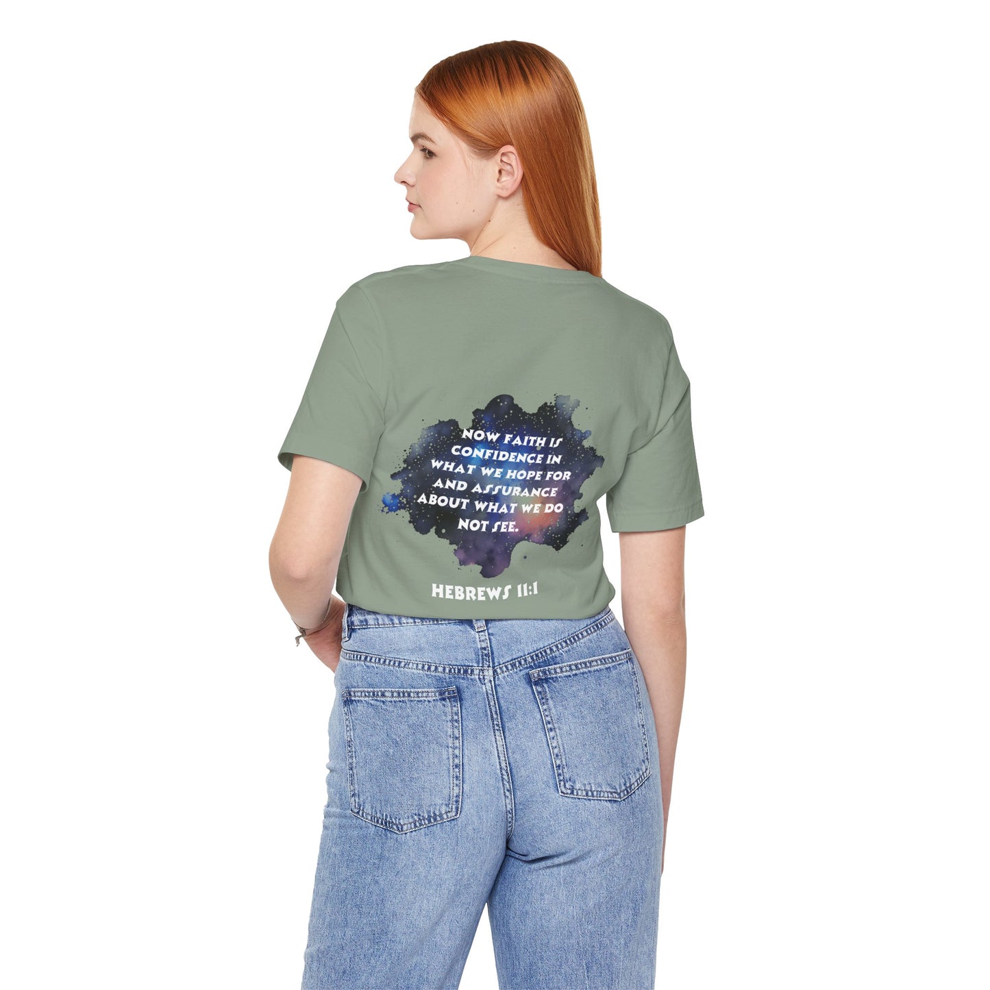 Don’t Stop Believin’ Retro Christian T-Shirt | Hebrews 11:1 Faith Tee