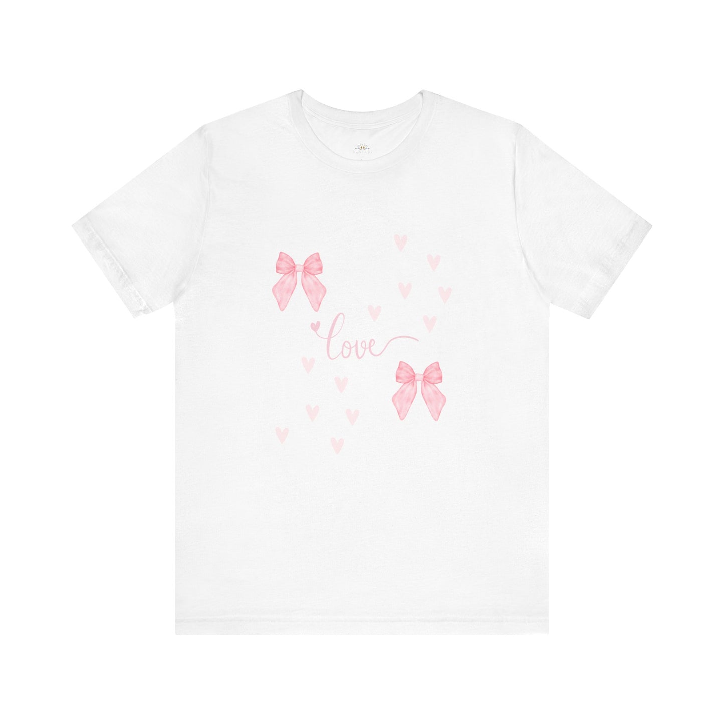 "Love & Bows" Women's T-Shirt – Cute & Feminine Faith-Based Tee