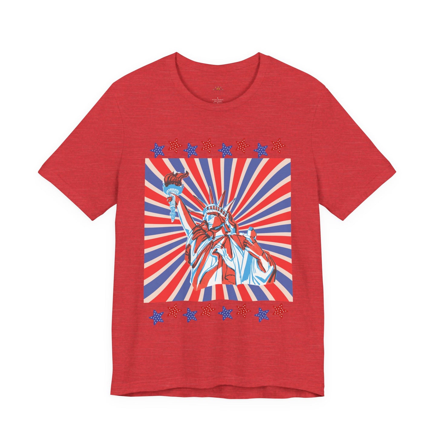 Statue of Liberty Retro Patriotic T-Shirt