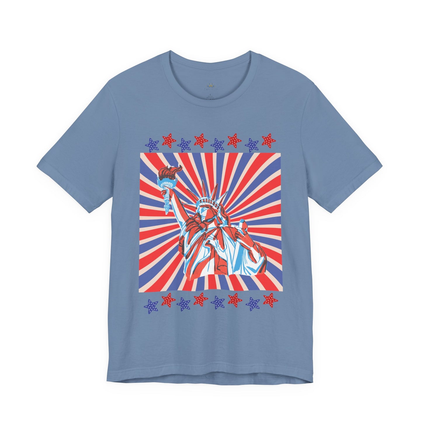 Statue of Liberty Retro Patriotic T-Shirt