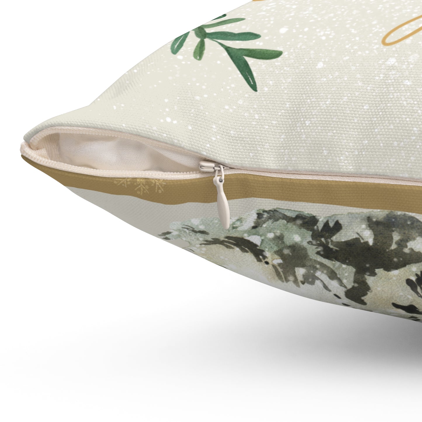 Merry & Bright -Spun Polyester Square Pillow