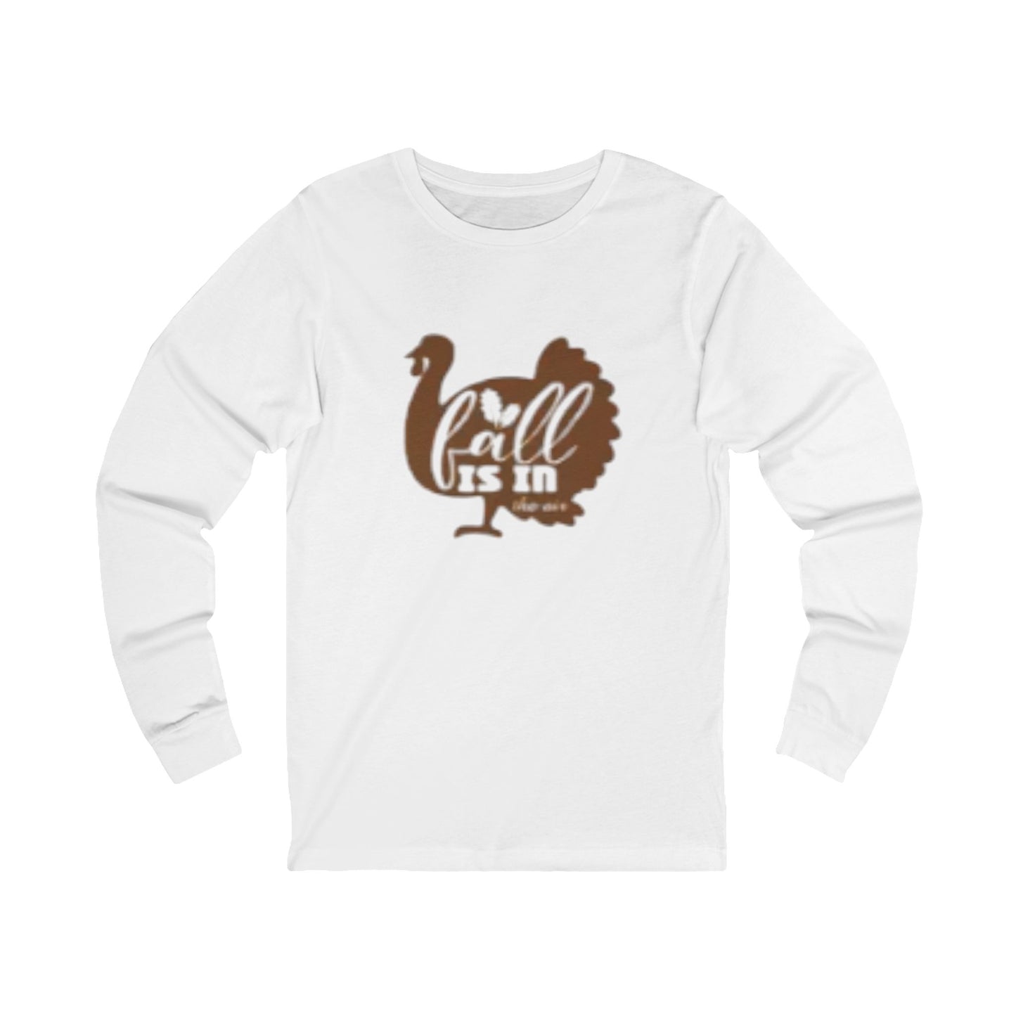 Fall Is In The Air – Long Sleeve Autumn Graphic Tee, Unisex Fall Shirt, Turkey Graphic Tee, Autumn Apparel, Holiday Gift