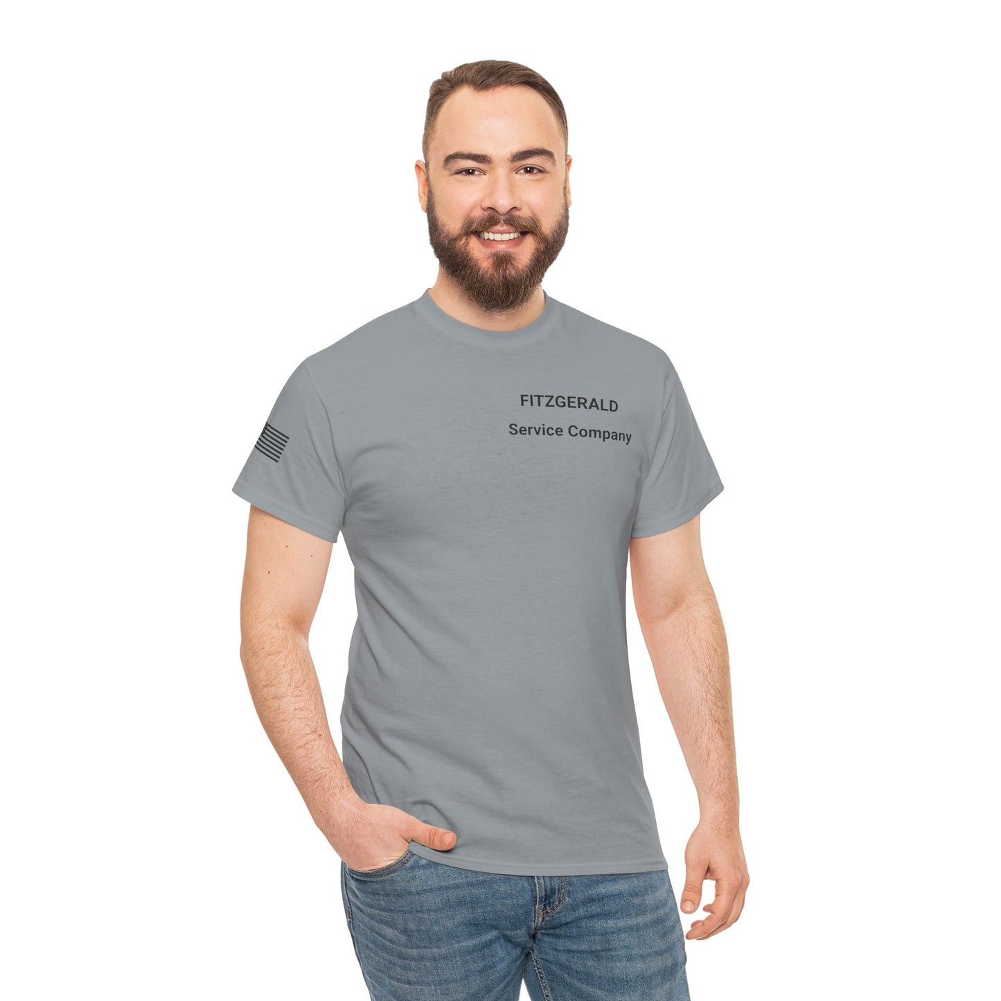 God, Country, Family Tee — Fitzgerald Service Company Graphic T‑Shirt