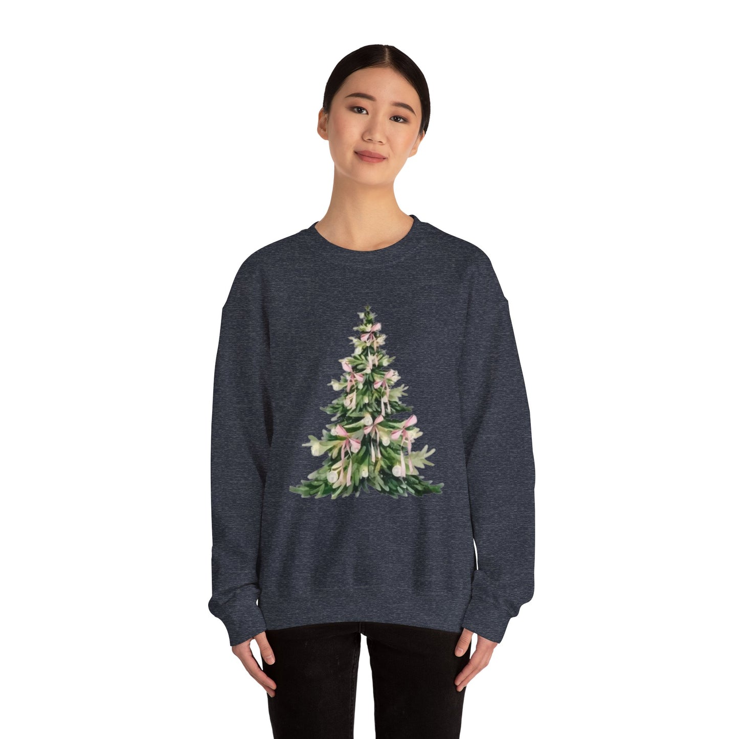 Christian Christmas Tree Sweatshirt | Faith-Based Holiday Apparel