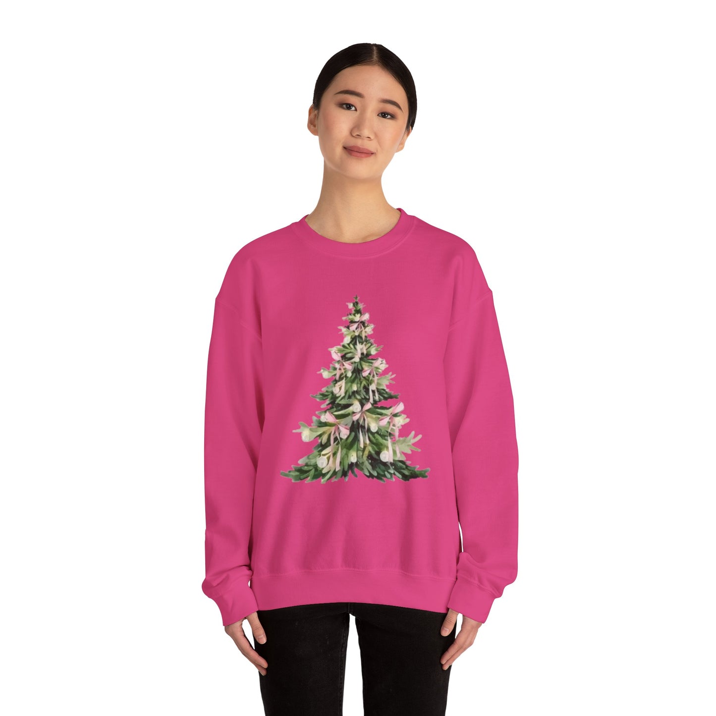 Christian Christmas Tree Sweatshirt | Faith-Based Holiday Apparel