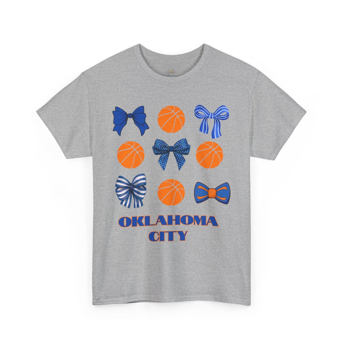 OKC Hoops & Bows Tee – Thunder Edition