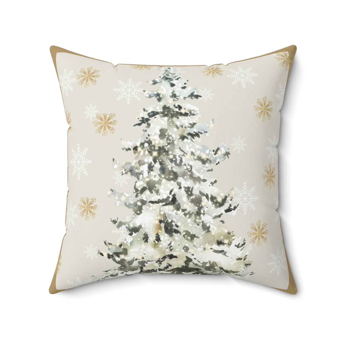 Merry & Bright -Spun Polyester Square Pillow