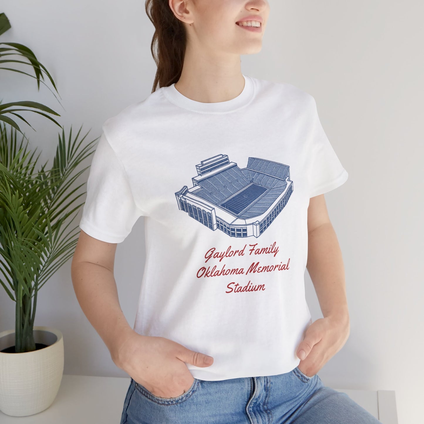 Gaylord Family Oklahoma Memorial Stadium Tribute Tee -  Short Sleeve