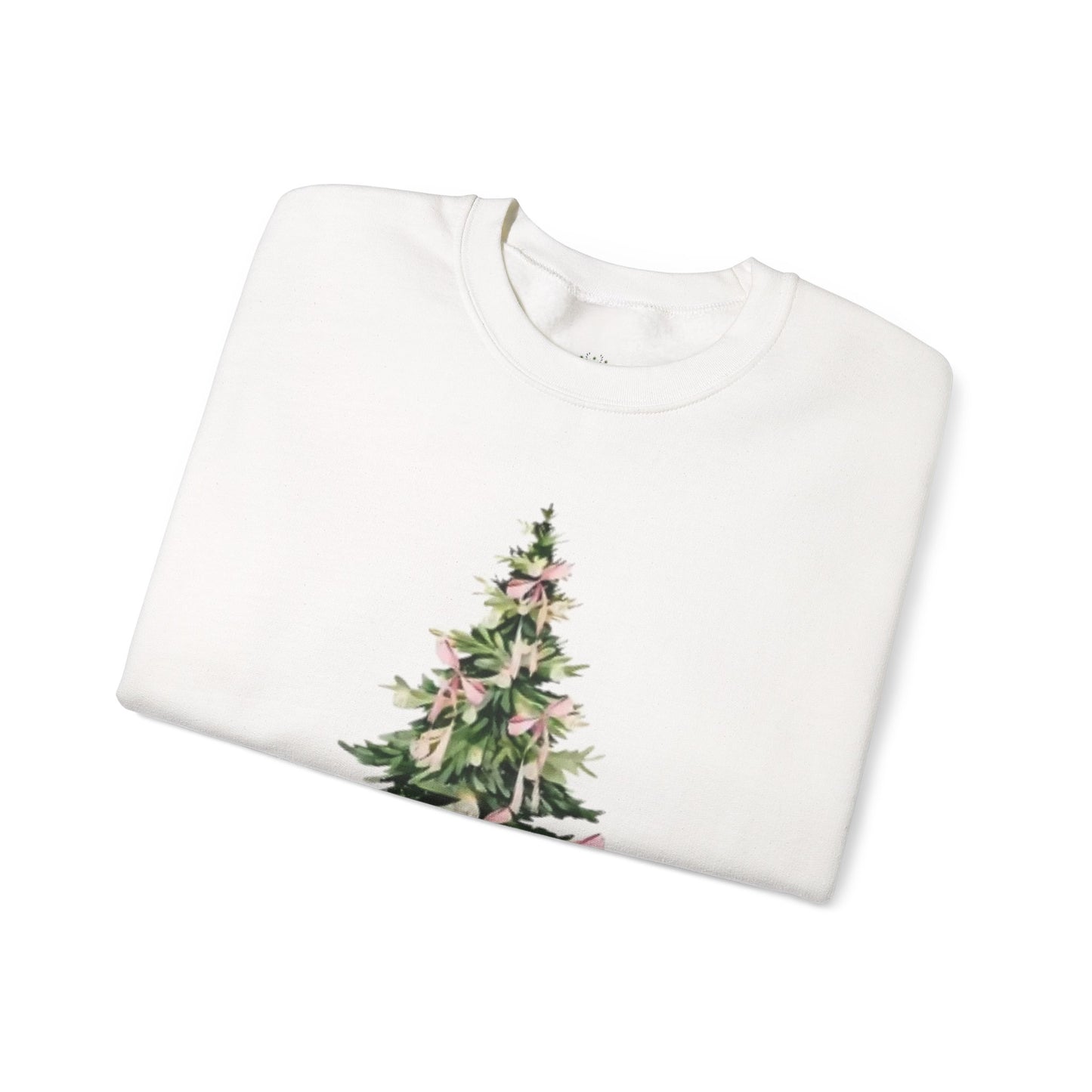 Christian Christmas Tree Sweatshirt | Faith-Based Holiday Apparel