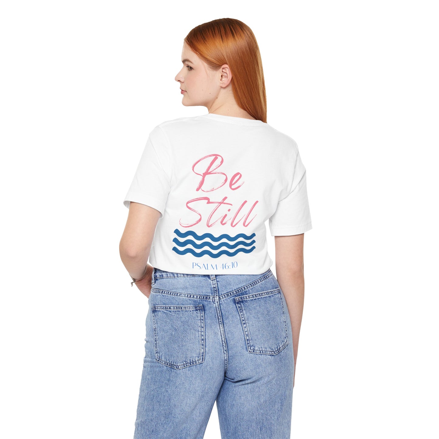 “Be Still” Comfort Tee – Psalm 46:10, Relaxation Shirt, Inspirational Apparel, Beach Vibes T-Shirt, Christian Faith Clothing, Casual Everyday Wear