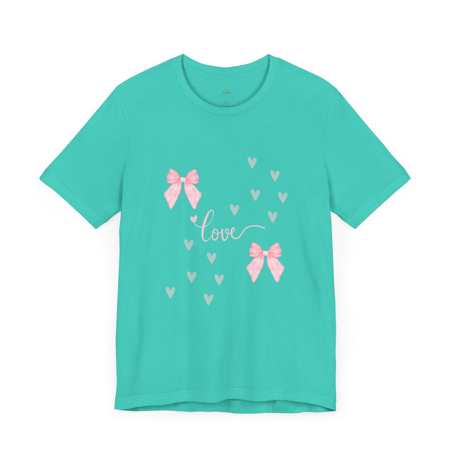 "Love & Bows" Women's T-Shirt – Cute & Feminine Faith-Based Tee