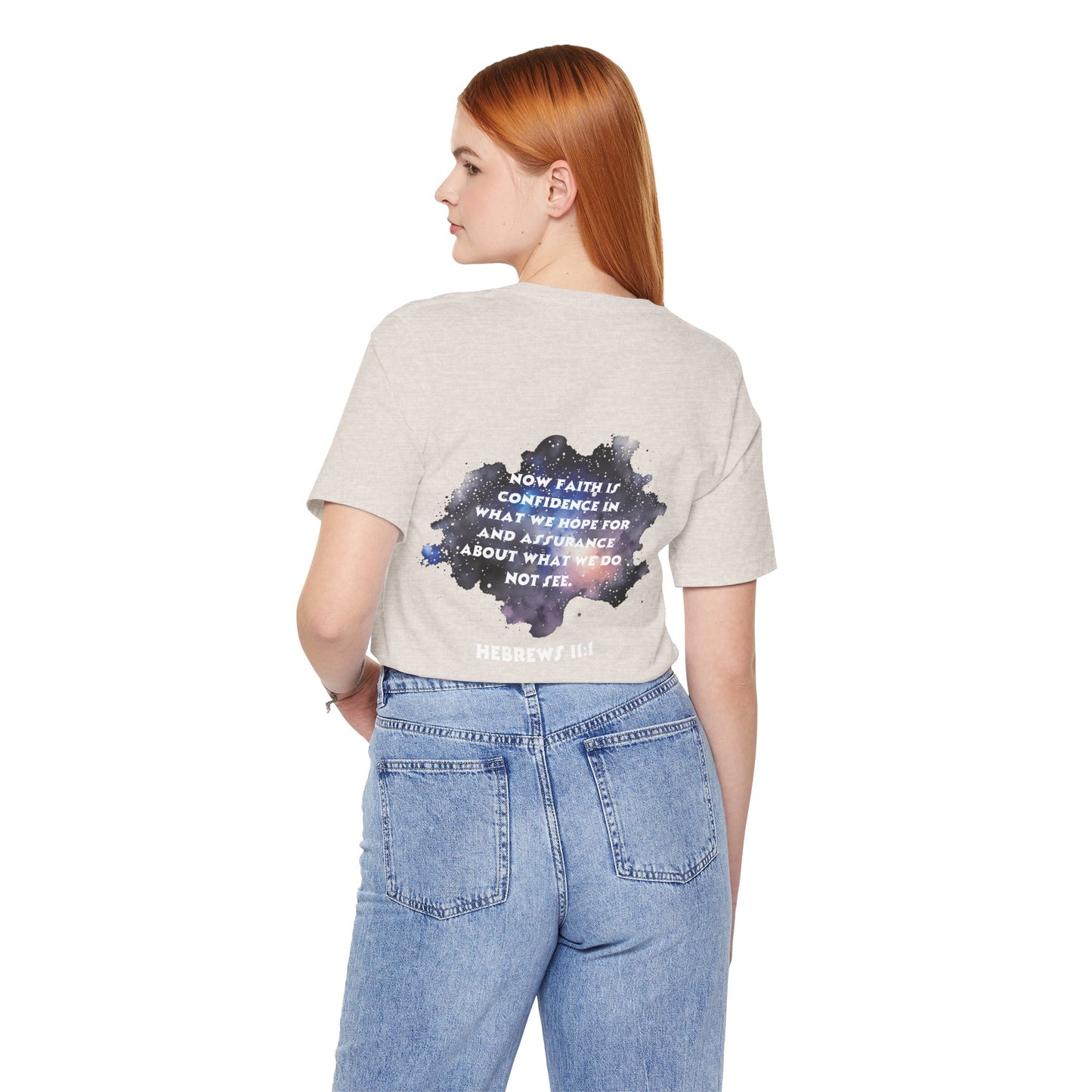 Don’t Stop Believin’ Retro Christian T-Shirt | Hebrews 11:1 Faith Tee