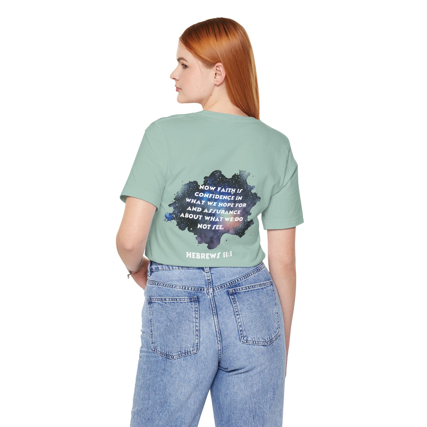 Don’t Stop Believin’ Retro Christian T-Shirt | Hebrews 11:1 Faith Tee