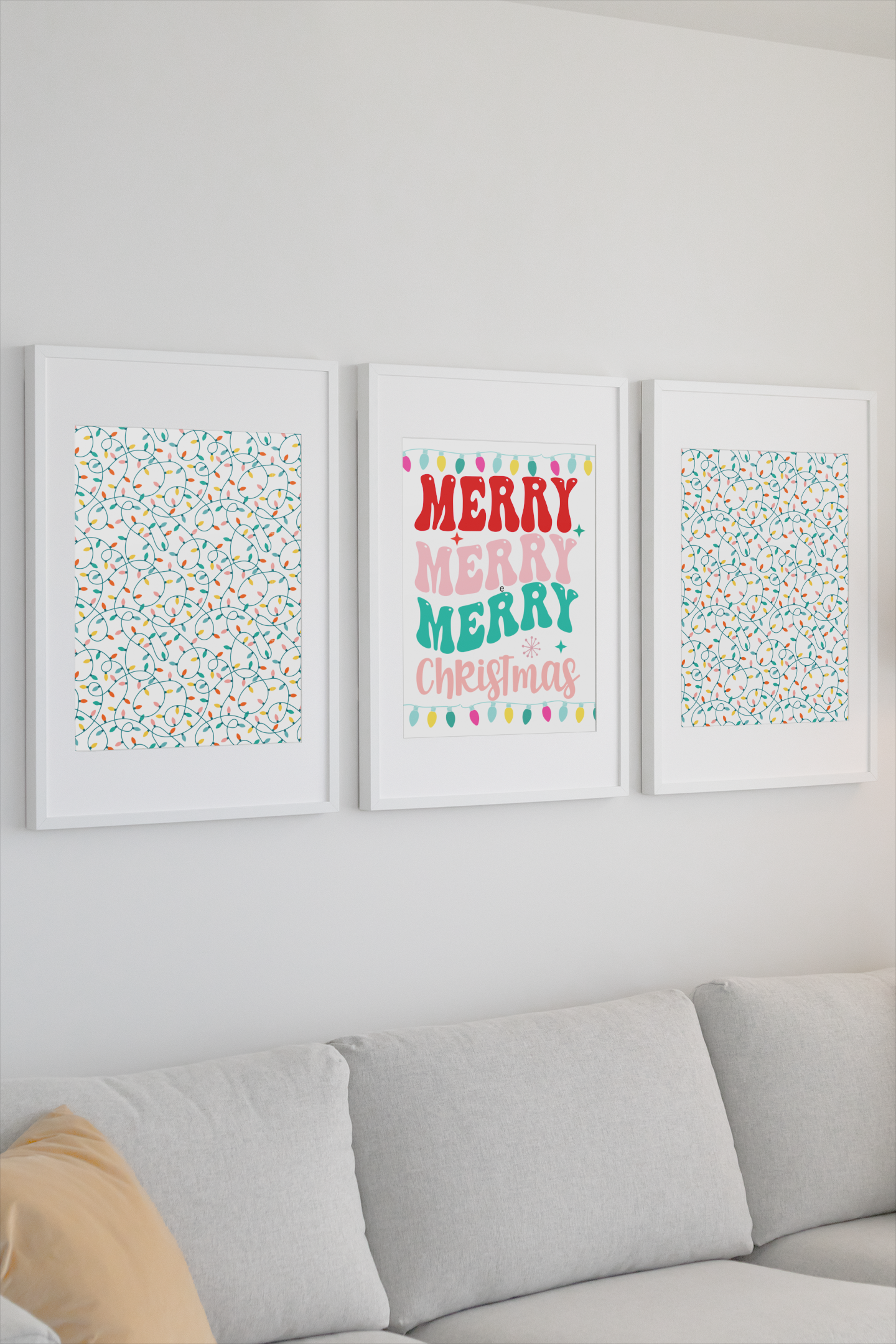 Deck The Halls & Walls- Christmas wall art  to easily transform any room into a holiday wonderland!