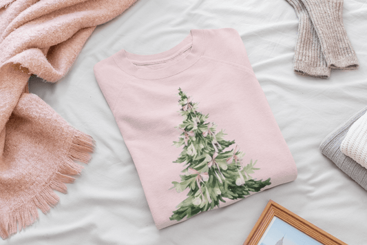 Christian Christmas Tree Sweatshirt | Faith-Based Holiday Apparel