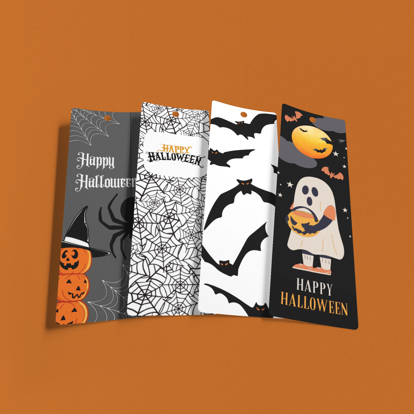 Halloween Bookmarks-candy alternative/class party favor/teal pumpkin gift