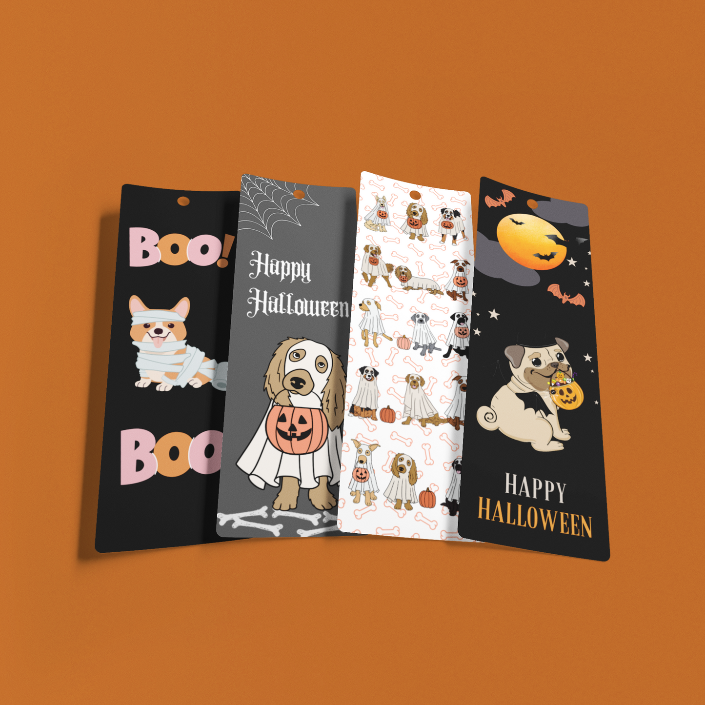 Halloween Bookmarks-candy alternative/class party favor/teal pumpkin gift